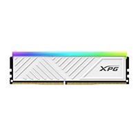 MEMORIA ADATA UDIMM DDR4 16GB PC4-25600 3200MHZ CL16 288PIN 1.35V XPG SPECTRIX D35G RGB BLANCO CON DISIPADOR PC / GAMER /  ALTO RENDIMIENTO (AX4U320016G16A-SWHD35G)